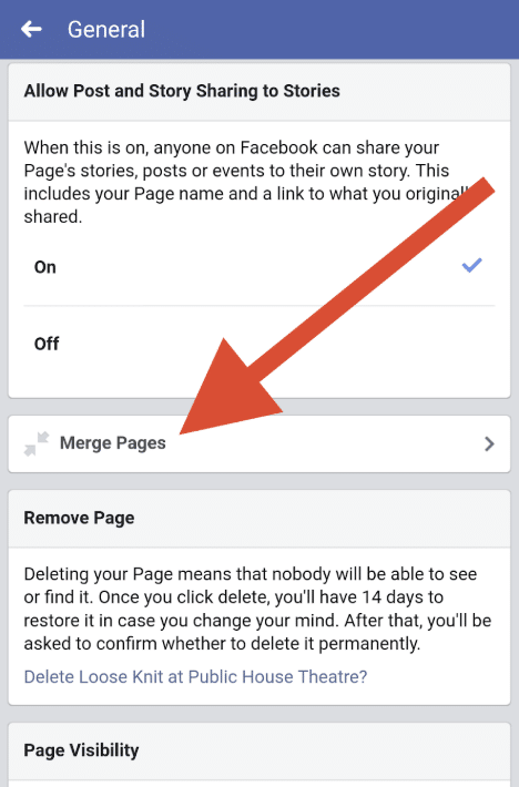 Steps on deleting Facebook page 