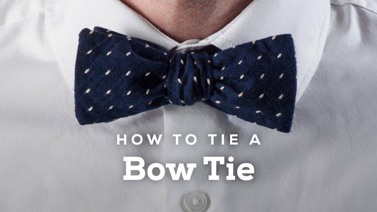 Tie a bowtie