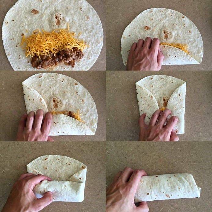how to fold a burrito