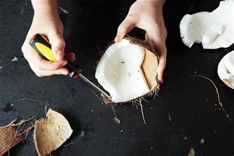how to open a coconut