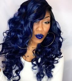 blue hair color