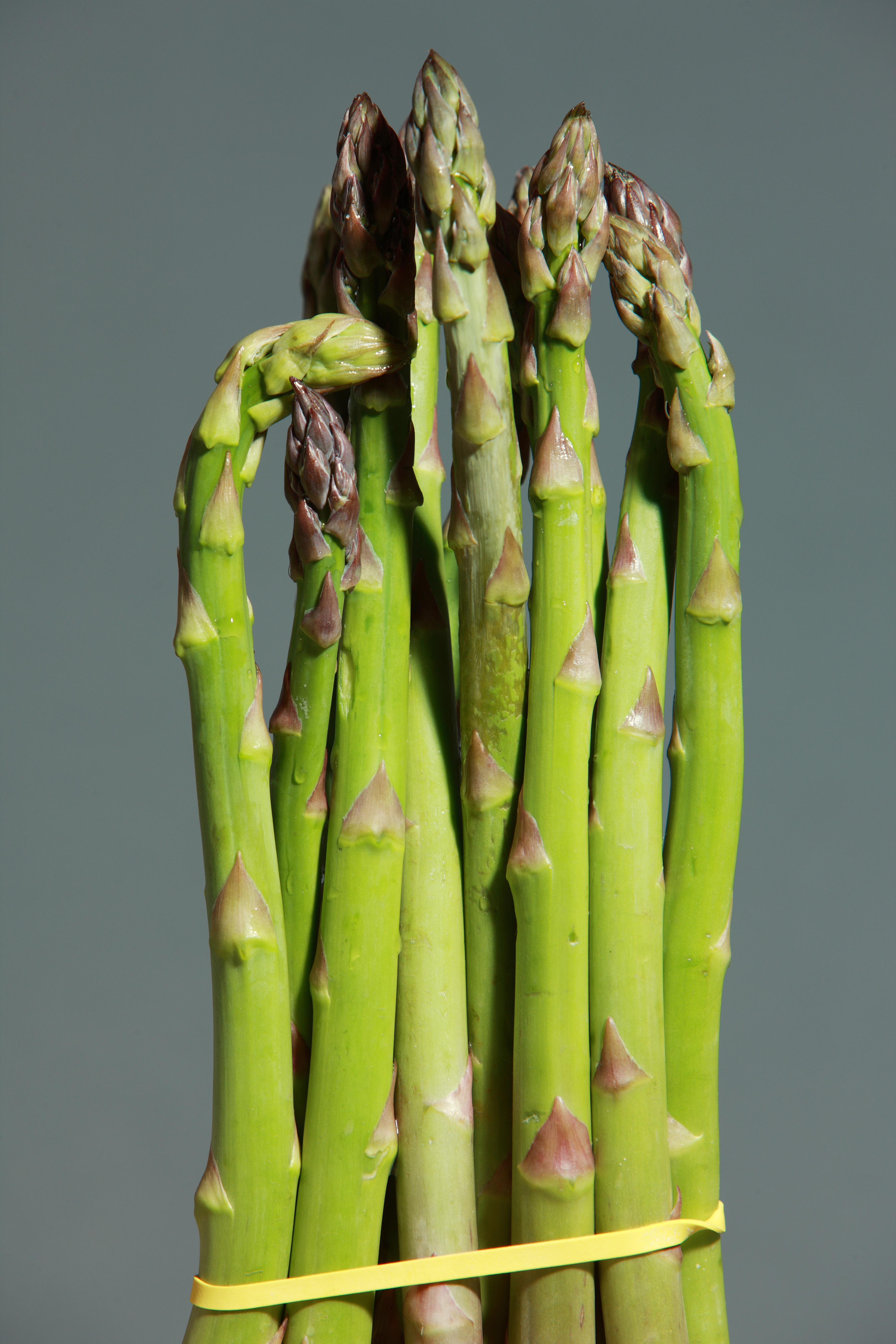 green asparagus, asparagus, green